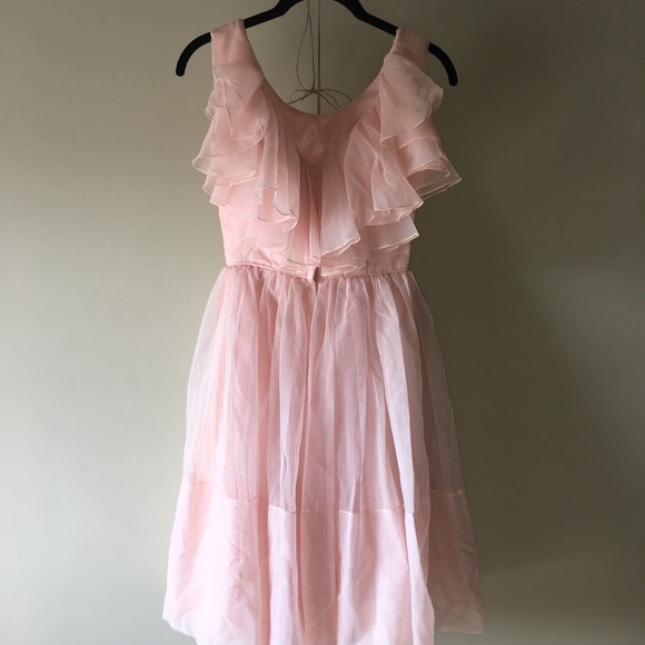 Pink Vintage Designer Dress NEW YORK - Picture 2 of 3